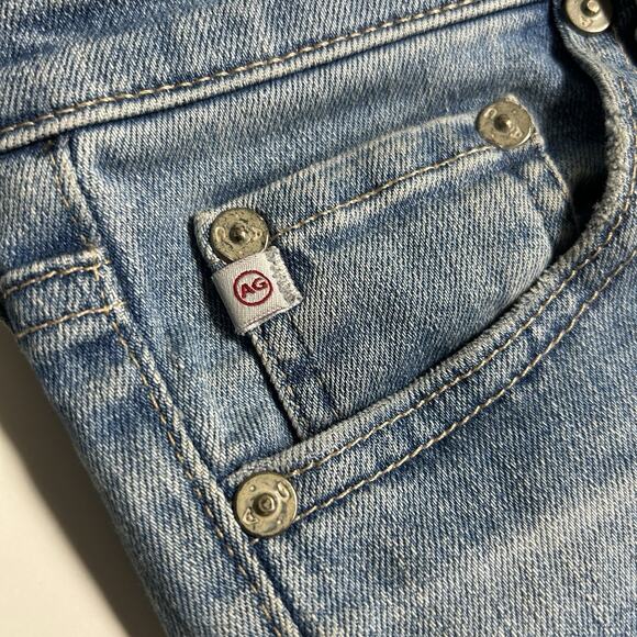 AG Adriano Goldschmied Jeans Womens 28R The Legging Ankle Super Skinny Lght Blue - Picture 5 of 16